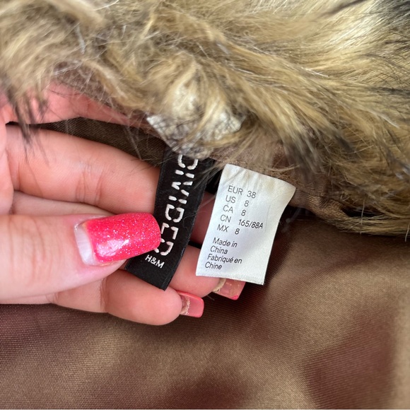 Divided faux fur vest - Picture 4 of 4